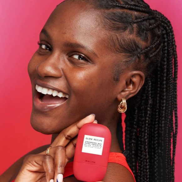 NEW Glow Recipe Strawberry BHA Pore-Smooth Blur Drops - Picture 3 of 6